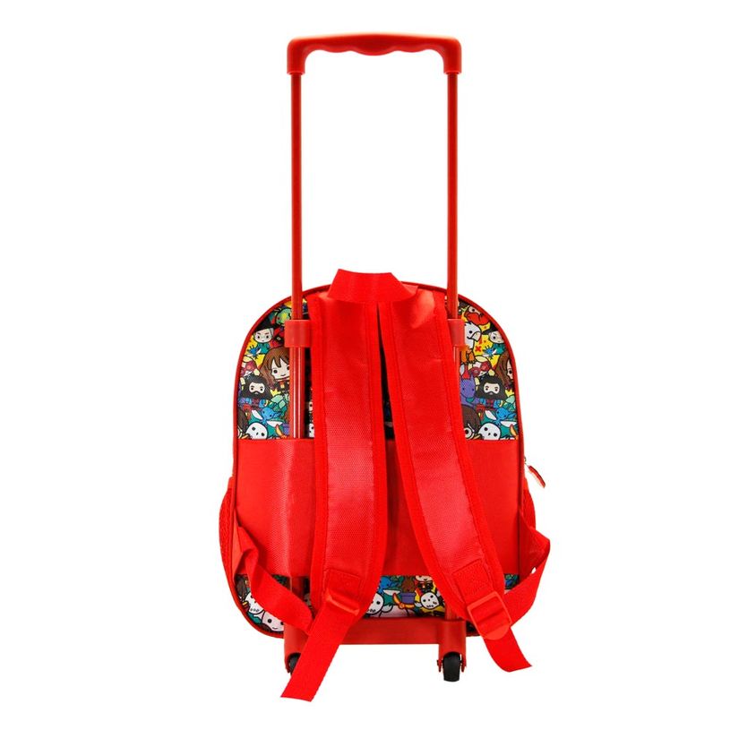 8445118003215-Harry Potter All Together - Sac à dos maternelle à roulettes 3D - rouge - Karactermania-P_405114445_2-1