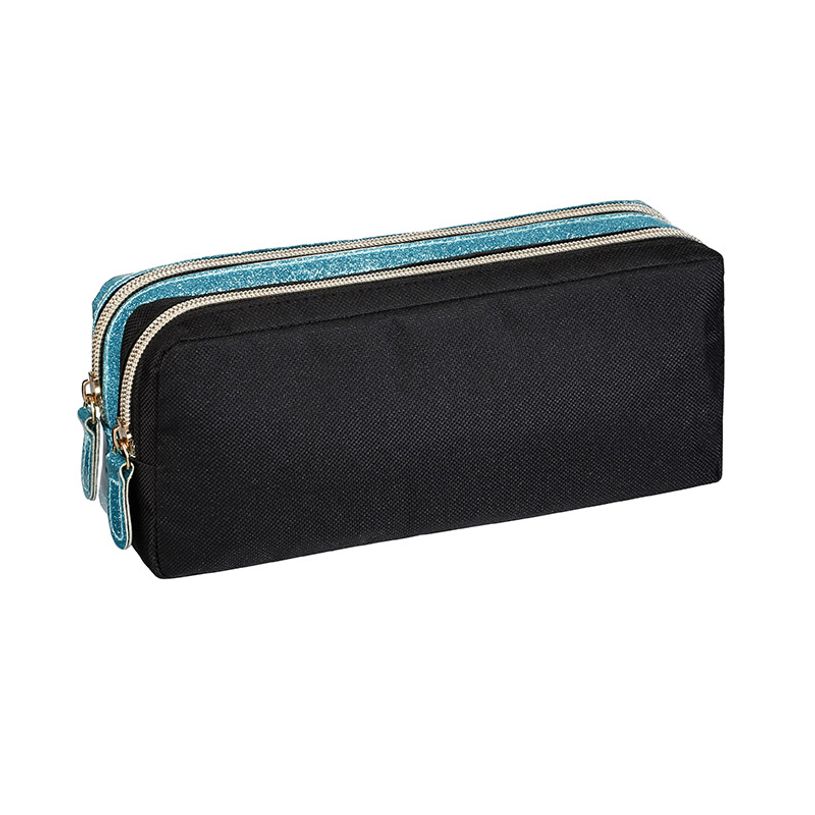 3135250989984-Trousse rectangulaire Glitter - 2 compartiments - 2 modèles disponibles - Exclusivité Bu-P_405114941_4-3