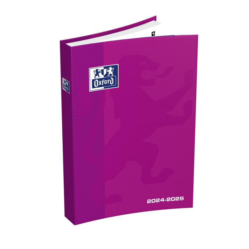 3147280115707-Agenda Oxford School - 1 jour par page - 12 x 18 cm - violet - Hamelin-P_405115669_1-0