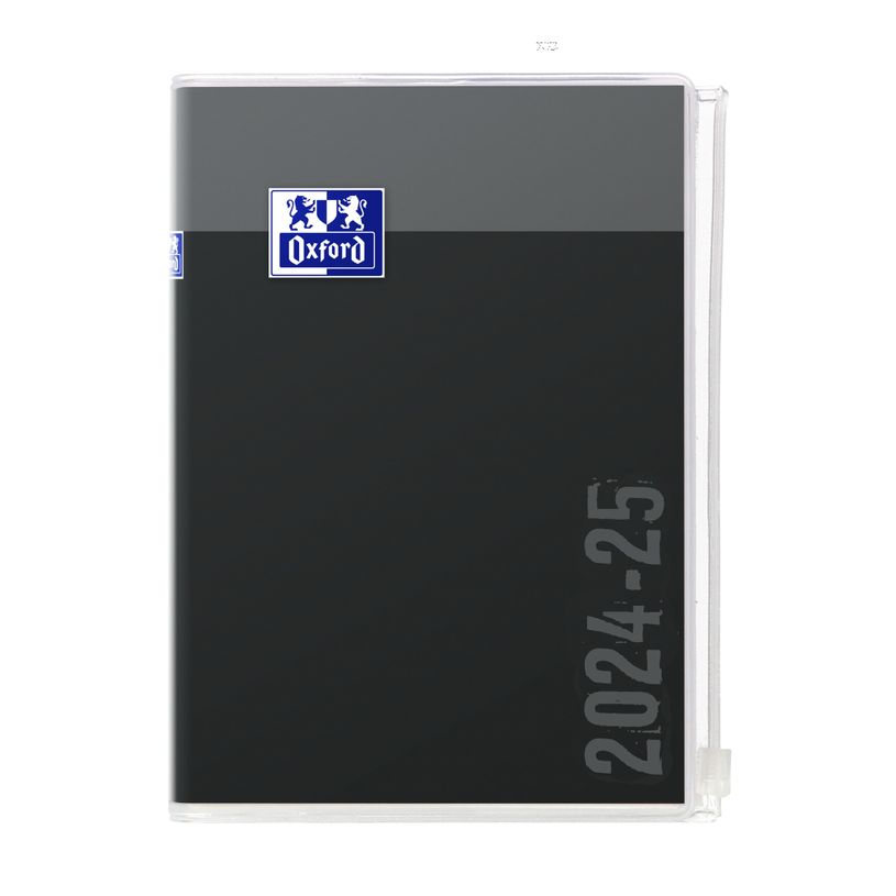 3147280095177-Agenda personnalisable Oxford Creation Zip - 1 jour par page - 12 x 18 cm - fond noir - Ha-P_405115695_1-0