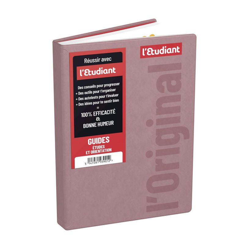 3147280152511-Agenda L'Etudiant Classique - 1 jour par page - 15 x 20 cm - rose - Hamelin-P_405115734_2-0