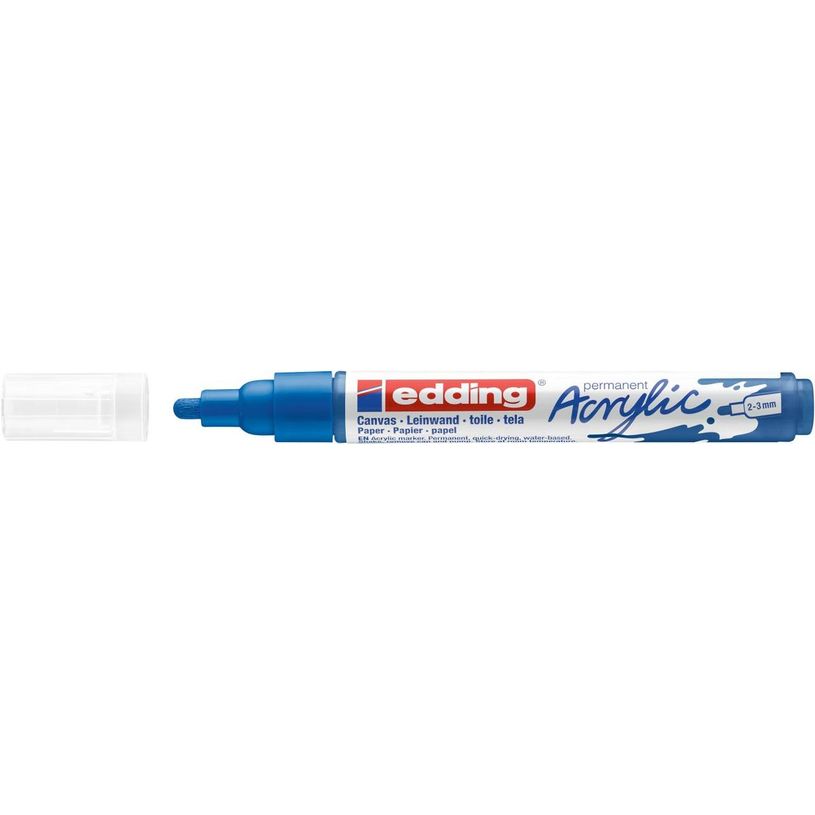 4057305027016-Edding 5100 - Marqueur acrylique - bleu gentiane-P_405117051_1-0