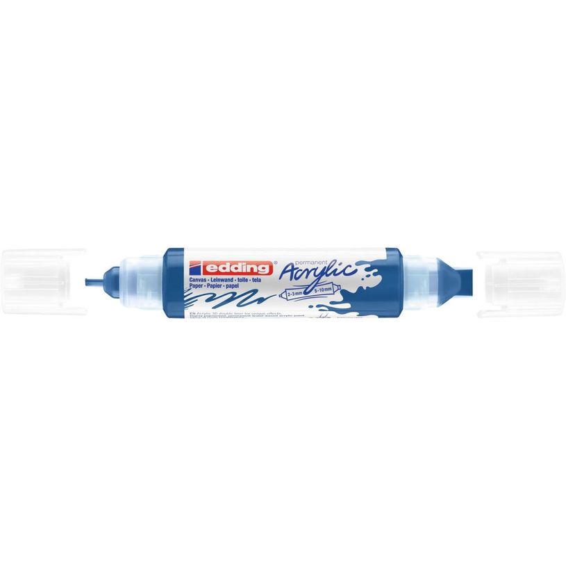 4057305028426-Edding 5400 3D liner - Marqueur acrylique à deux pointes - bleu gentiane-P_405117123_1-0
