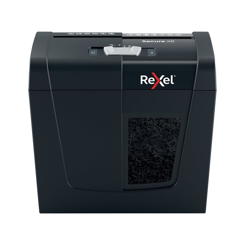 5028252615266-Rexel Secure X6 - destructeur de documents coupe croisée - 6 feuilles - Corbeille 10 litr-P_405117167_3-1