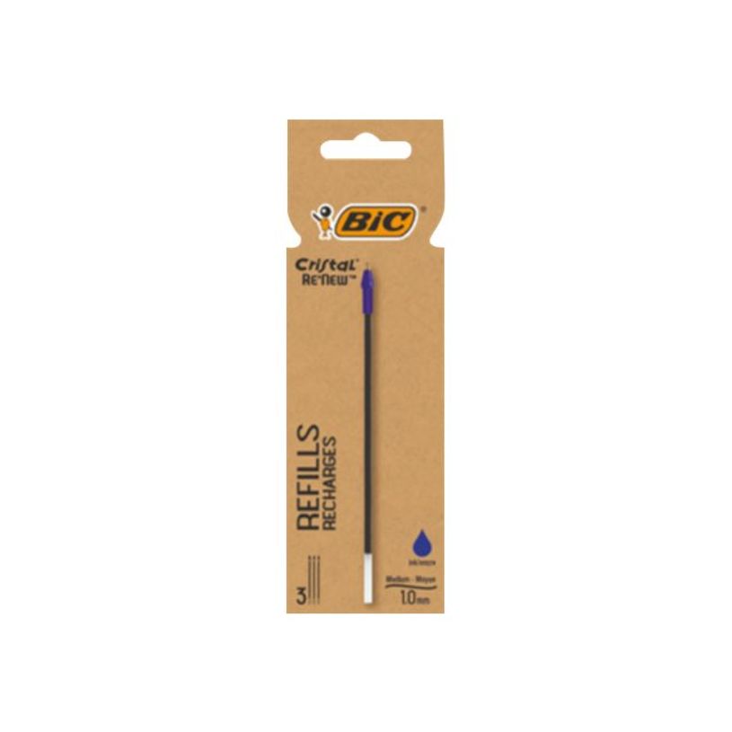 3086123681446-BIC Cristal Re'New - Pack de 3 recharges pour stylo à bille - bleu-P_405118173_1-0