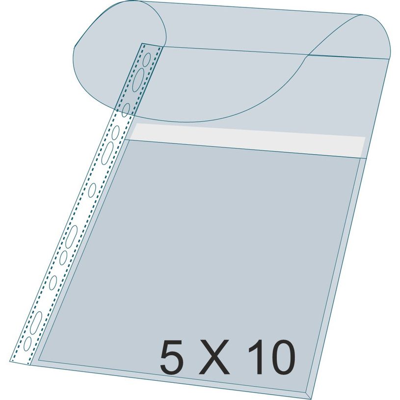 3130632055035-Exacompta - 5 Packs de 10 Pochettes perforées à soufflet avec rabat - A4 - 20/100-P_405118355_1-0