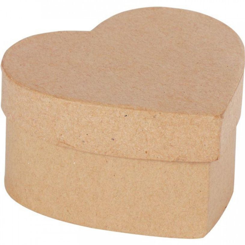 3532436501105-Graine Creative - Boite en carton à décorer - cœur--0
