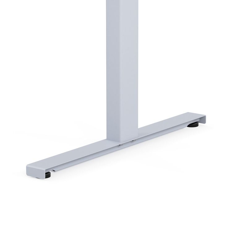 3760350281401-Bureau électrique UGO - L160x80cm - pieds gris - plateau chêne massif-P_405119051_4-3