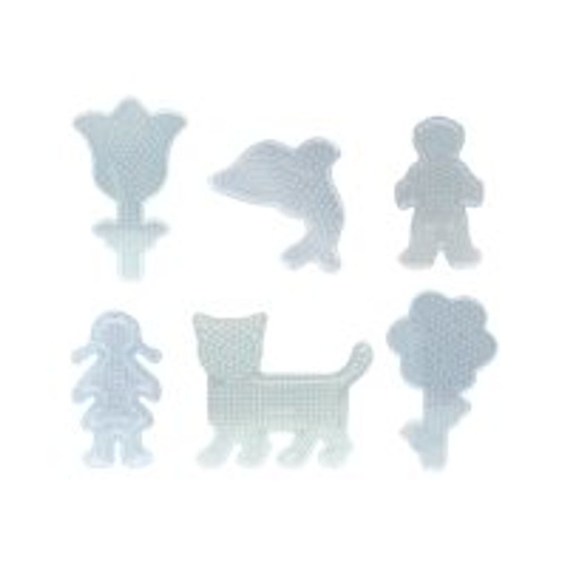 3471057301001-PERLOU N°1 - lot de 6 plaques à picots pour perle à repasser - assortis -P_405119853_1-0