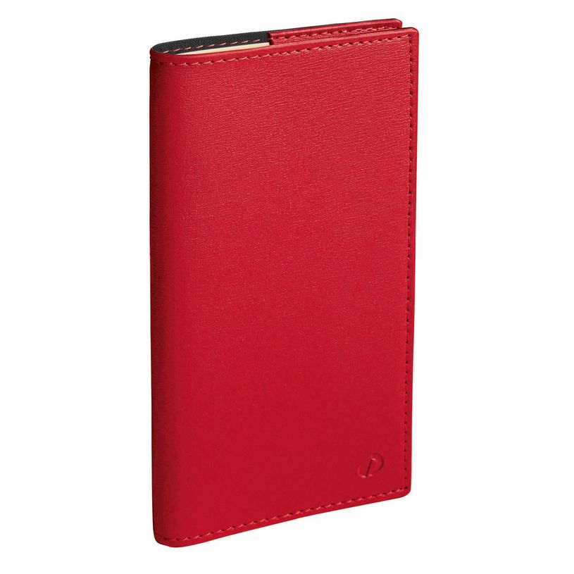 3371010488841-Agenda de poche spiralé Soho Planning avec répertoire - 1 semaine sur 2 pages - 9 x 16 cm - rouge - Q--0