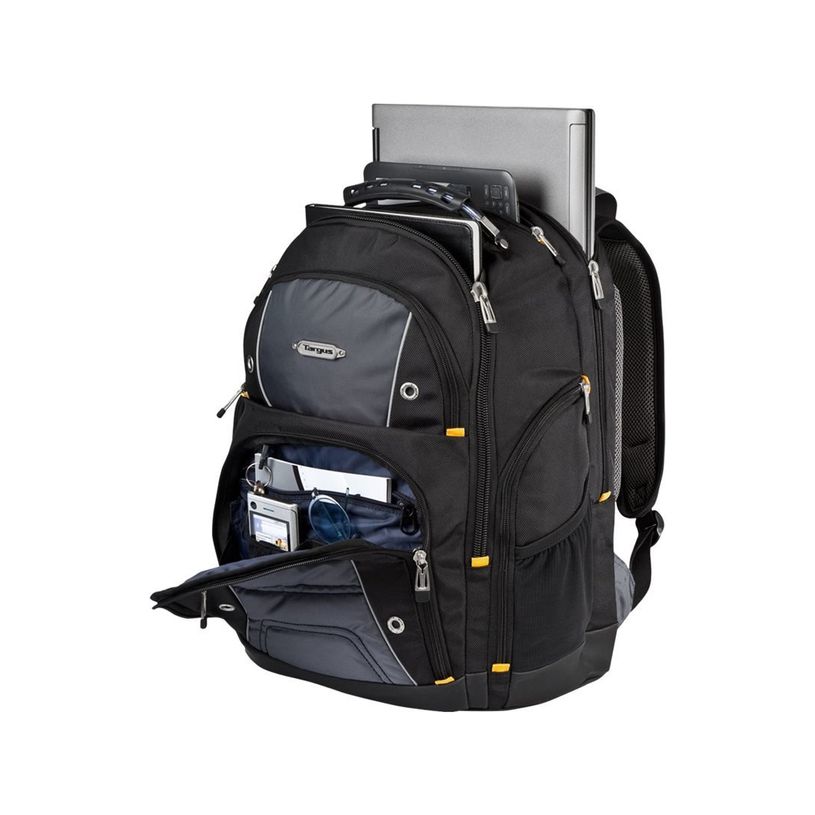 5051794007220-Targus Drifter - Sac à dos pour ordinateur portable - 15.6" - gris, noir-P_405121608_13-12