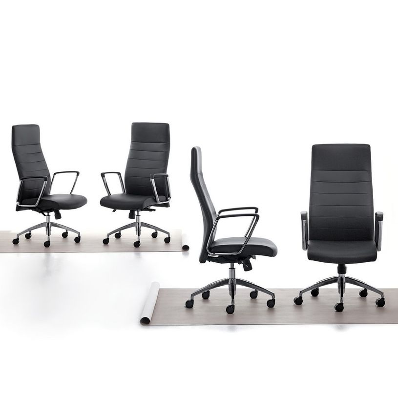 8033540636721-Fauteuil de bureau ZAIRA - accoudoirs fixes - noir-P_405121655_3-2