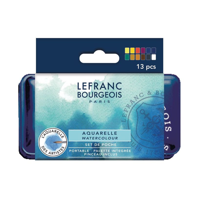 3013643014454-Lefranc Bourgeois - Peinture aquarelle - 12 1/2 godets - couleurs assorties-P_405121710_4-0