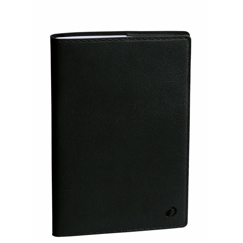 3371010335374-Agenda Toscana Ministre avec répertoire - 1 semaine sur 2 pages - 16 x 24 cm - noir - Quo Vadis--0