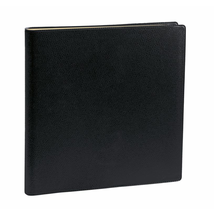 3371010199563-Agenda à spirale Impala Executif Prestige - 1 semaine sur 2 pages - 16 x 16 cm - noir - Quo Vadis--0