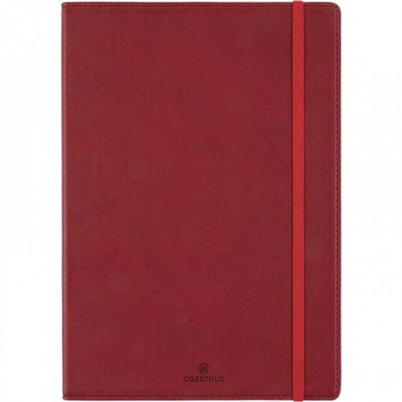3664447131092-Oberthur Carmen - Carnet de notes souple A5 - ligné - 200 pages - rouge-P_405122466_2-0