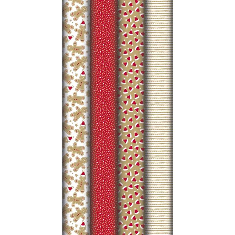 3329682238974-Clairefontaine Pain d'épices - Papier cadeau kraft - 70 cm x 2 m - 70 g/m² - différents-P_405124526_1-0
