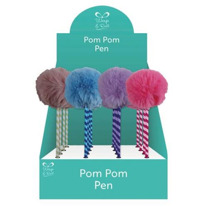 5033601552284-Clairefontaine - Stylo à bille avec pompon - disponible dans différentes couleurs-P_405124530_1-0