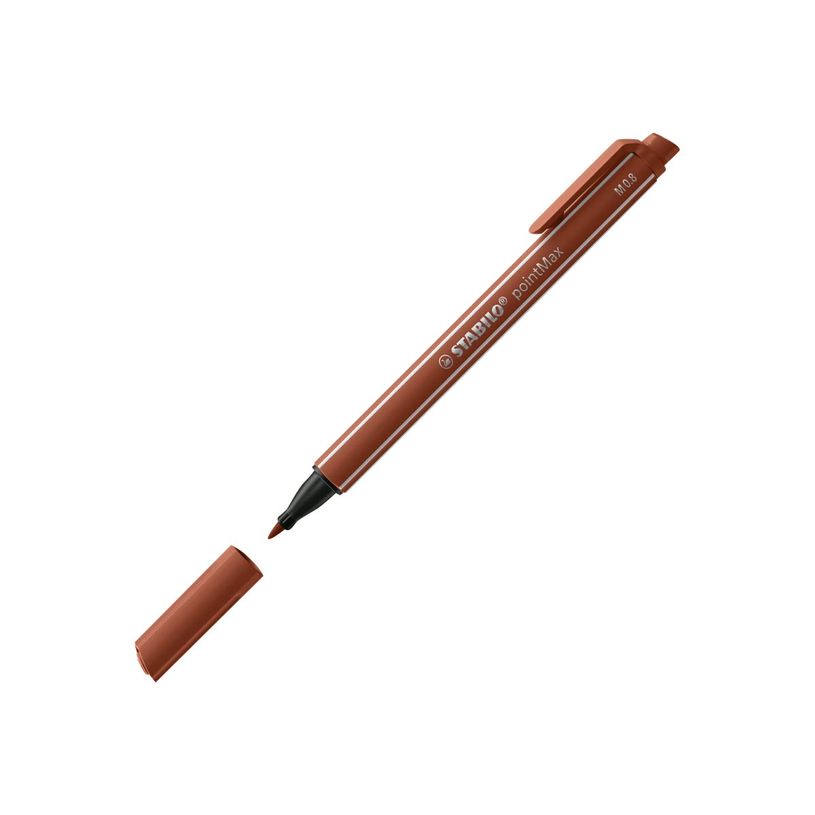 4006381581448-STABILO pointMax - Feutre d'écriture - pointe moyenne - marron rouille-P_405127048_1-0
