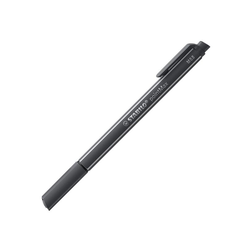 4006381581653-STABILO pointMax - Feutre d'écriture - pointe moyenne - gris foncé-P_405127055_1-0