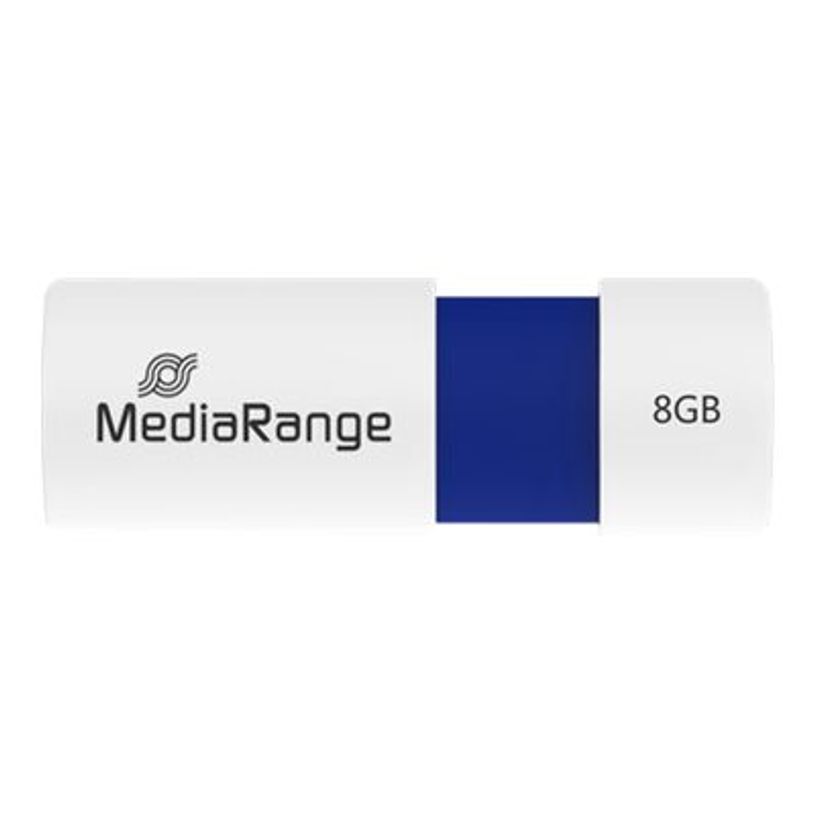 4260283118175-MediaRange - clé USB 8 Go - blanc et bleu-P_405127422_1-0