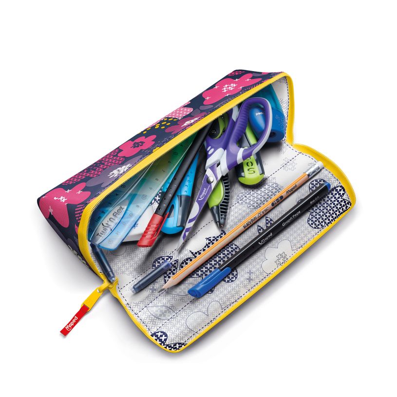 3154149319084-Maped - Trousse à ouverture XXL Motif - flower rose - réversible et personnalisable-P_405128515_4-1