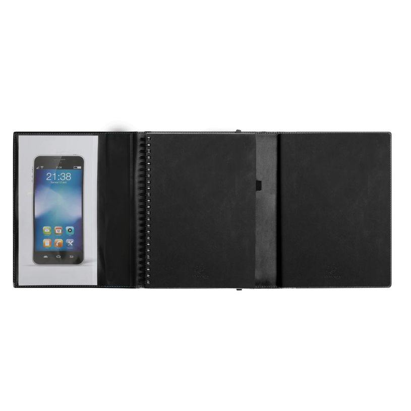 3660942080385-Agenda All in One + carnet - 1 semaine sur 2 pages - 16 mois - 15 x 21 cm - rouge - Exacom-P_405128575_3-2