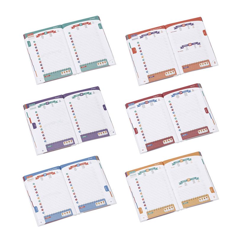 3135257463296-Agenda Sport - 1 jour par page - 12 x 17 cm - 3 modèles disponibles - Viquel-P_405128700_5-4