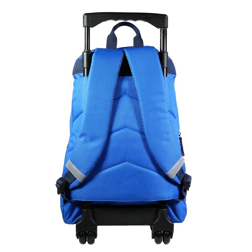 3666311006581-Sac à dos à roulettes Ligue 1 - 2 compartiments - bleu - Bagtrotter-P_405128946_3-2