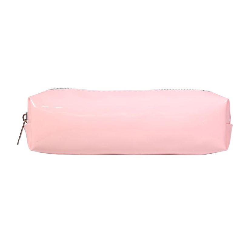 3666311000534-Trousse Vinyle 1 compartiment - rose - Bagtrotter-P_405129022_1-0