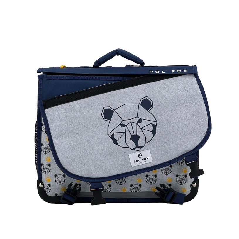 3663842007759-Cartable réversible Bear 38 cm - 2 compartiments - ourson - Pol Fox-P_405129105_3-2