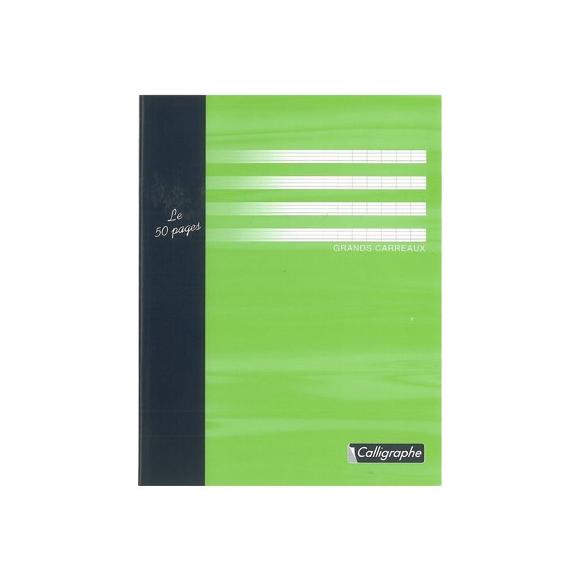 3210330054124-Calligraphe 7000 - Cahier de brouillon - 17 x 22 cm - 48 pages - grands carreaux (Seyes)-P_405130590_1-0