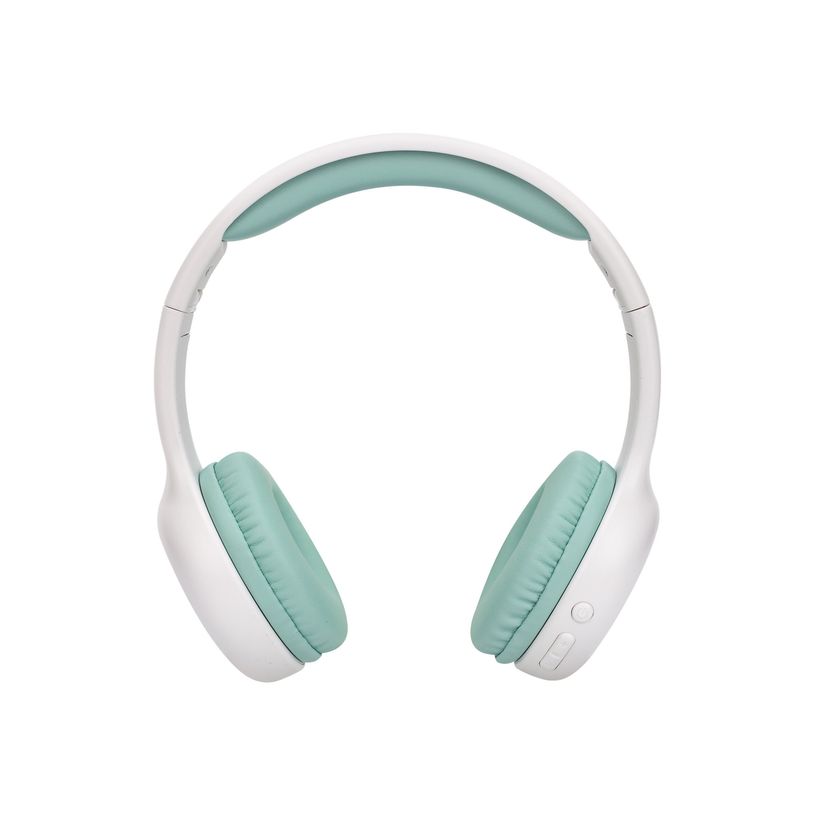 3303170107232-T'nB Kids KIDY - casque sans fil pour enfants - Limiteur de décibel - blanc et vert-P_405131546_3-2