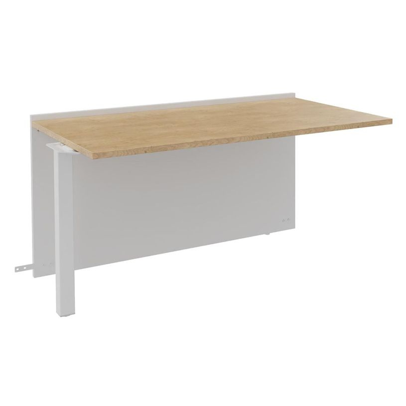 3253310325104-Banque d'accueil Module suivant bas OLA - L160 x H75,5 x P82,5 cm - structure blanc perle,-P_405132628_1-0