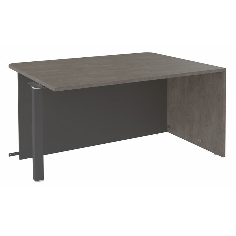 3253310481688-Banque d'accueil Module d'extrémité PMR OLA - L100 x H72,5 x P115 cm - structure carbone-P_405132655_1-0