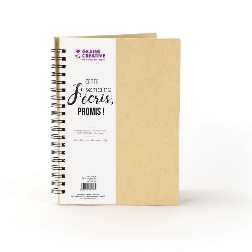 3532435181865-Graine Creative - cahier de notes - 40 feuilles - 18 x 24 cm - papier kraft -P_405132953_1-0