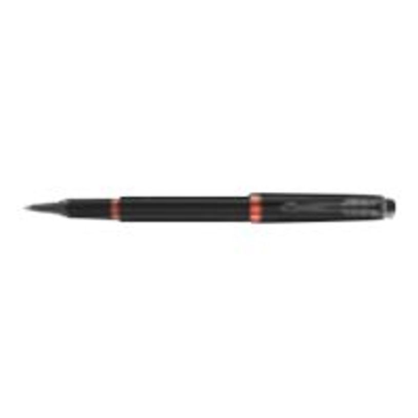 0404051330954-Parker IM Essential Vibrant Rings - Roller noir/orange - pointe fine-P_405133095_3-0
