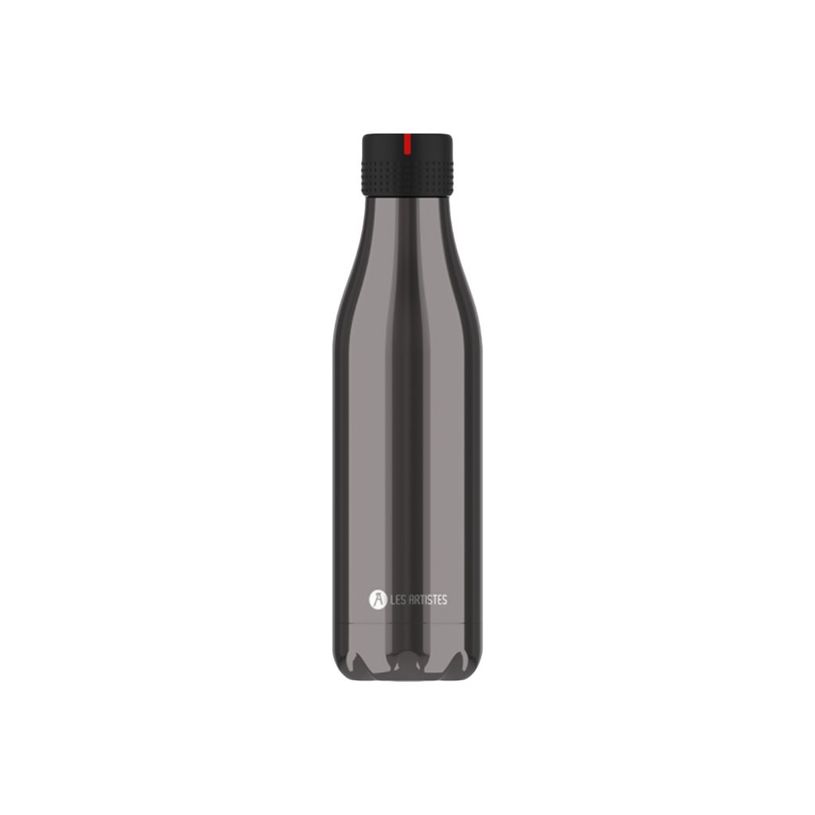 3614300021619-Les Artistes Paris - Gourde Bouteille isotherme 500 ml - cristal platine - acier inoxydabl-P_405133542_1-0