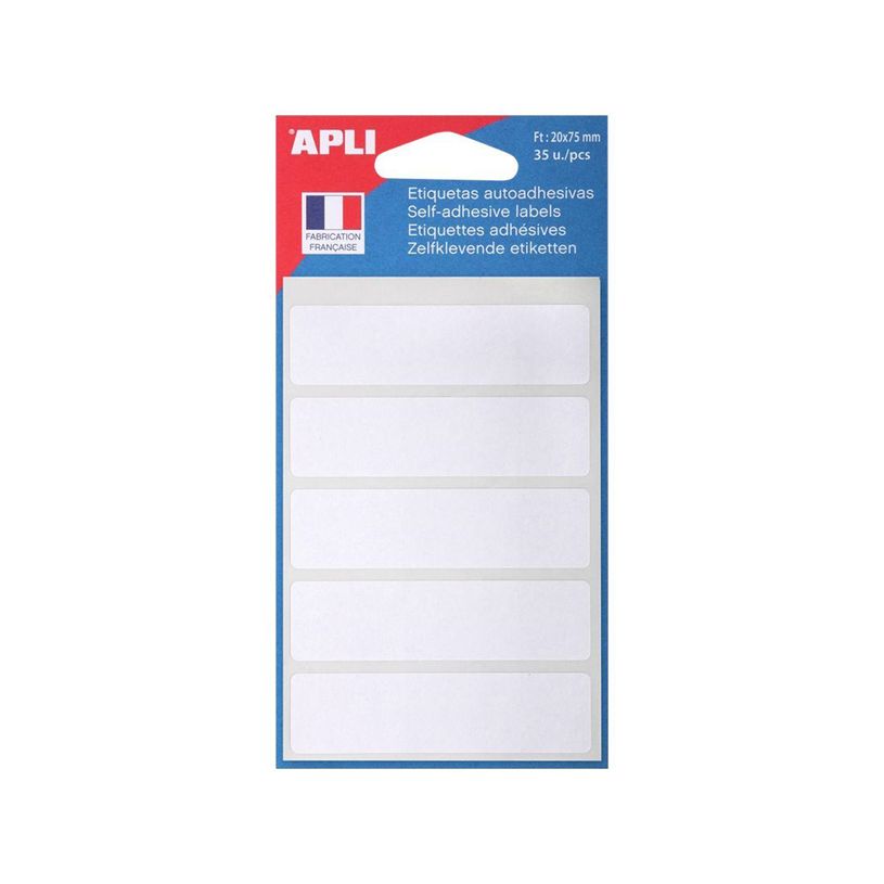 3270241119473-Apli Agipa - 35 étiquettes blanches adhésives - 20 x 75 mm - réf 111947-P_405137317_2-0