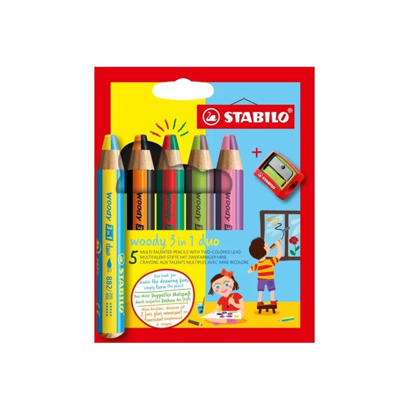 4006381573443-STABILO woody 3 in 1 duo - pack de 5 crayons de couleur - couleurs assorties-P_405137326_2-0