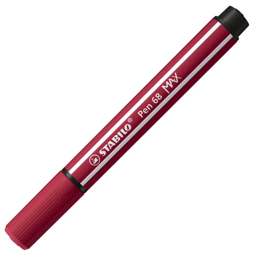 4006381569491-STABILO - Feutre de dessin pointe large biseautée - rouge pourpre-P_405137350_1-0