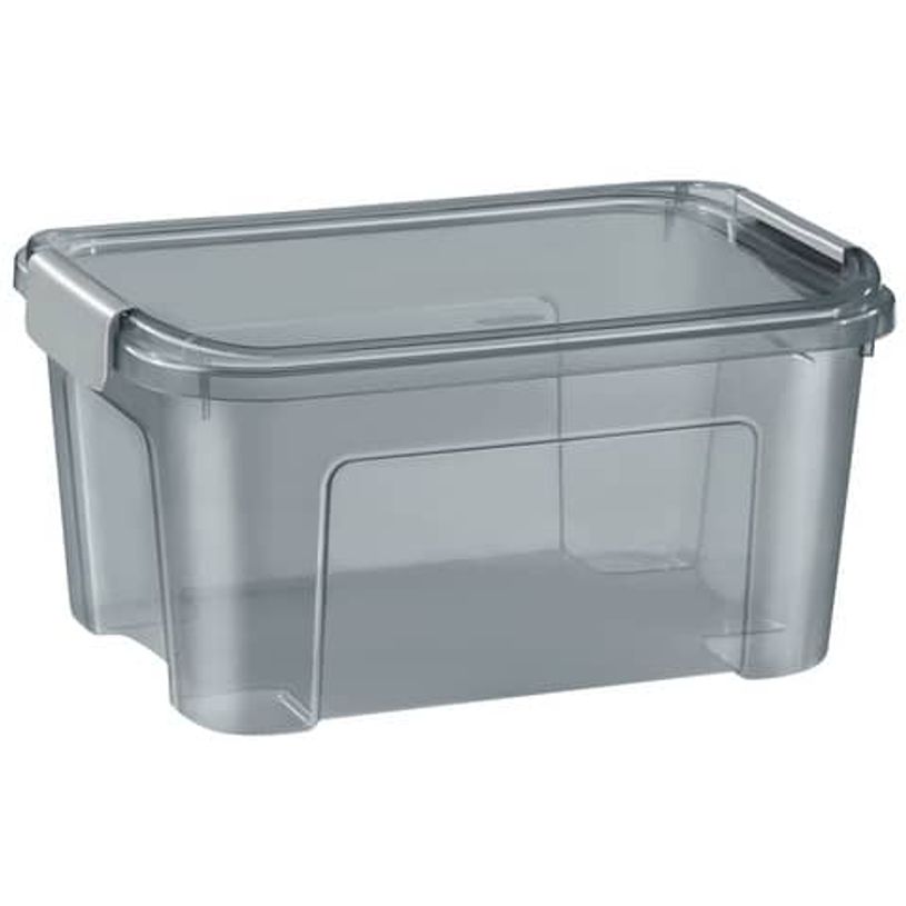 8009404244395-CEP Strata - Boîte de rangement 13L - gris fumé transparent-P_405139290_1-0