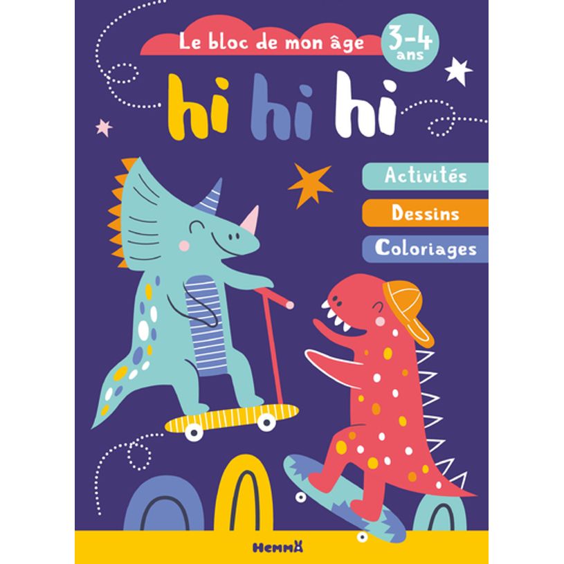 9782508054174-Hi hi hi (3-4 ans) - Dinos - Activités, Dessins, Coloriages-P_405139744_1-0