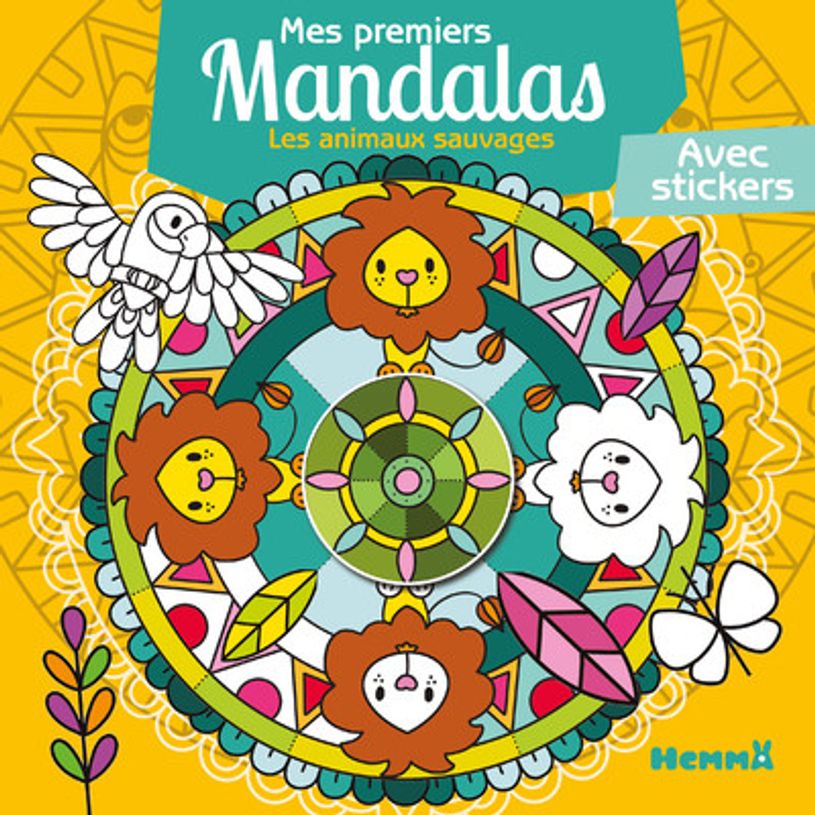 9782508053726-Mes premiers mandalas : Les animaux sauvages - Avec stickers-P_405139747_1-0