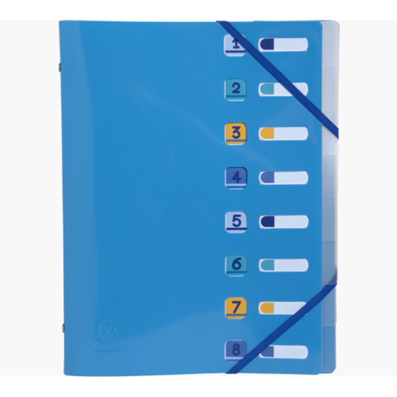 3130631561100-Exacompta BeeBlue - Trieur polypro recyclé 8 positions - A4 - disponible dans différent-P_405143889_11-1