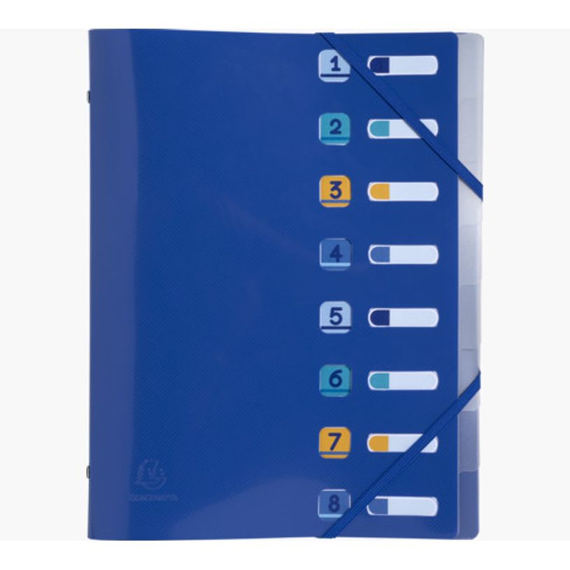3130631561100-Exacompta BeeBlue - Trieur polypro recyclé 8 positions - A4 - disponible dans différent-P_405143889_14-4