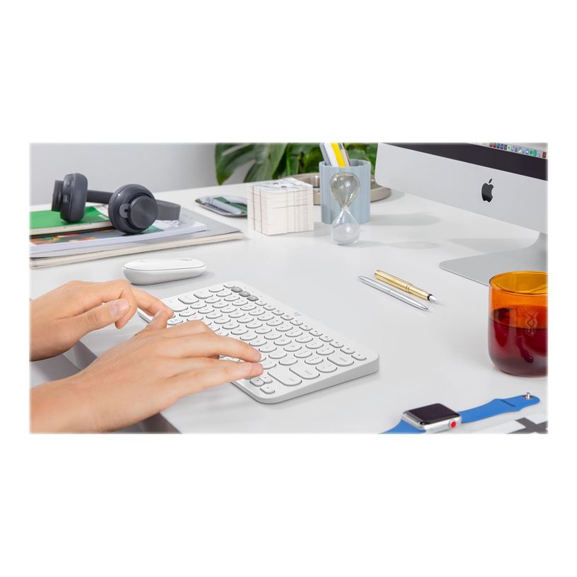 5099206097735-Logitech K380 - Clavier sans fil pour Mac - blanc cassé-P_405144550_7-6