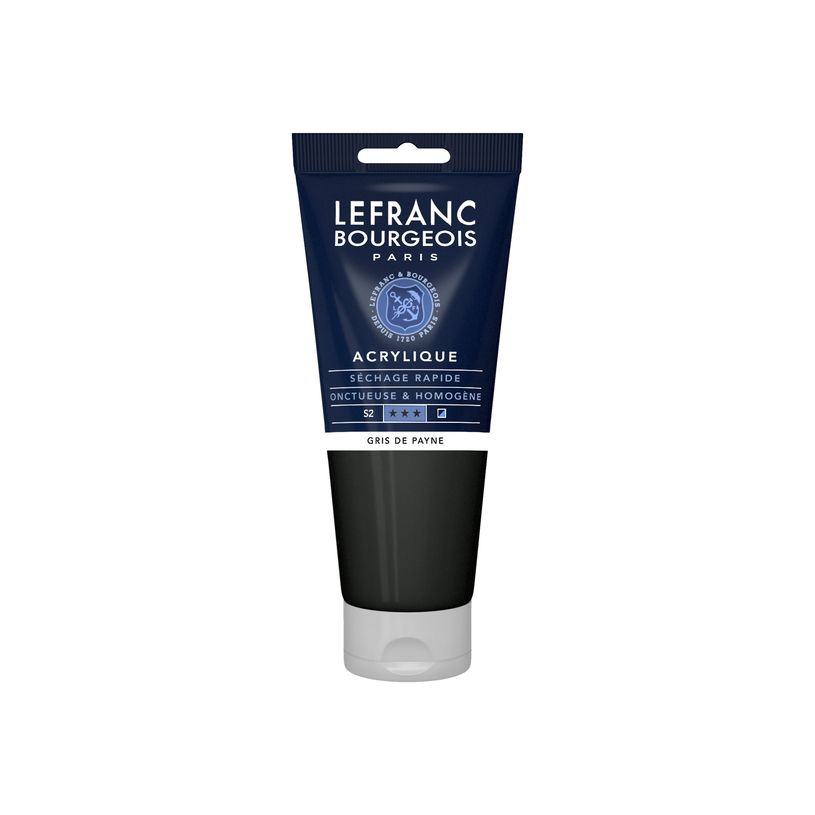 3013643004059-Lefranc Bourgeois - Peinture acrylique - gris de Payne - 200 ml-P_405146491_1-0