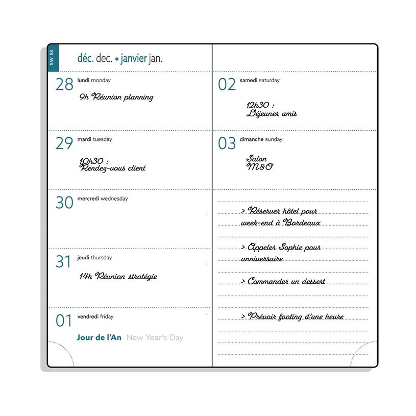 3660942089524-Agenda de poche Mini Labo - 1 semaine sur 2 pages - 9 x 17,5 cm - beige - Exacompta--2