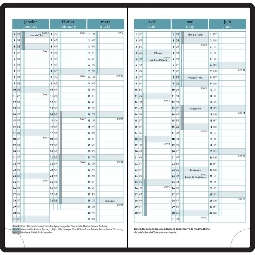 3660942080637-Agenda de poche spiralé Amélie EasyTime 17 -  1 semaine sur 2 pages - 9 x 17,5 cm - disponible dans di-P_405147068_10-9